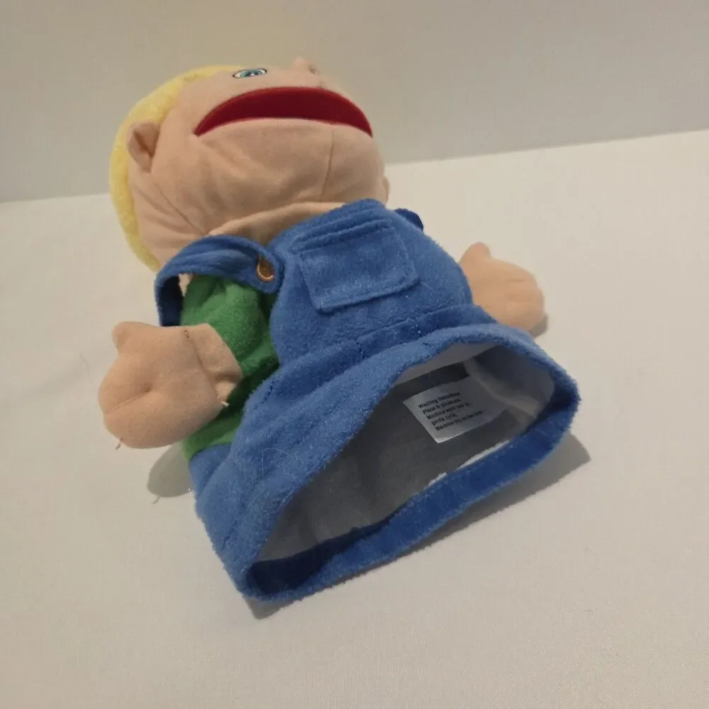 Lakeshore Learning Plush Blonde Haired Boy Puppet Toy